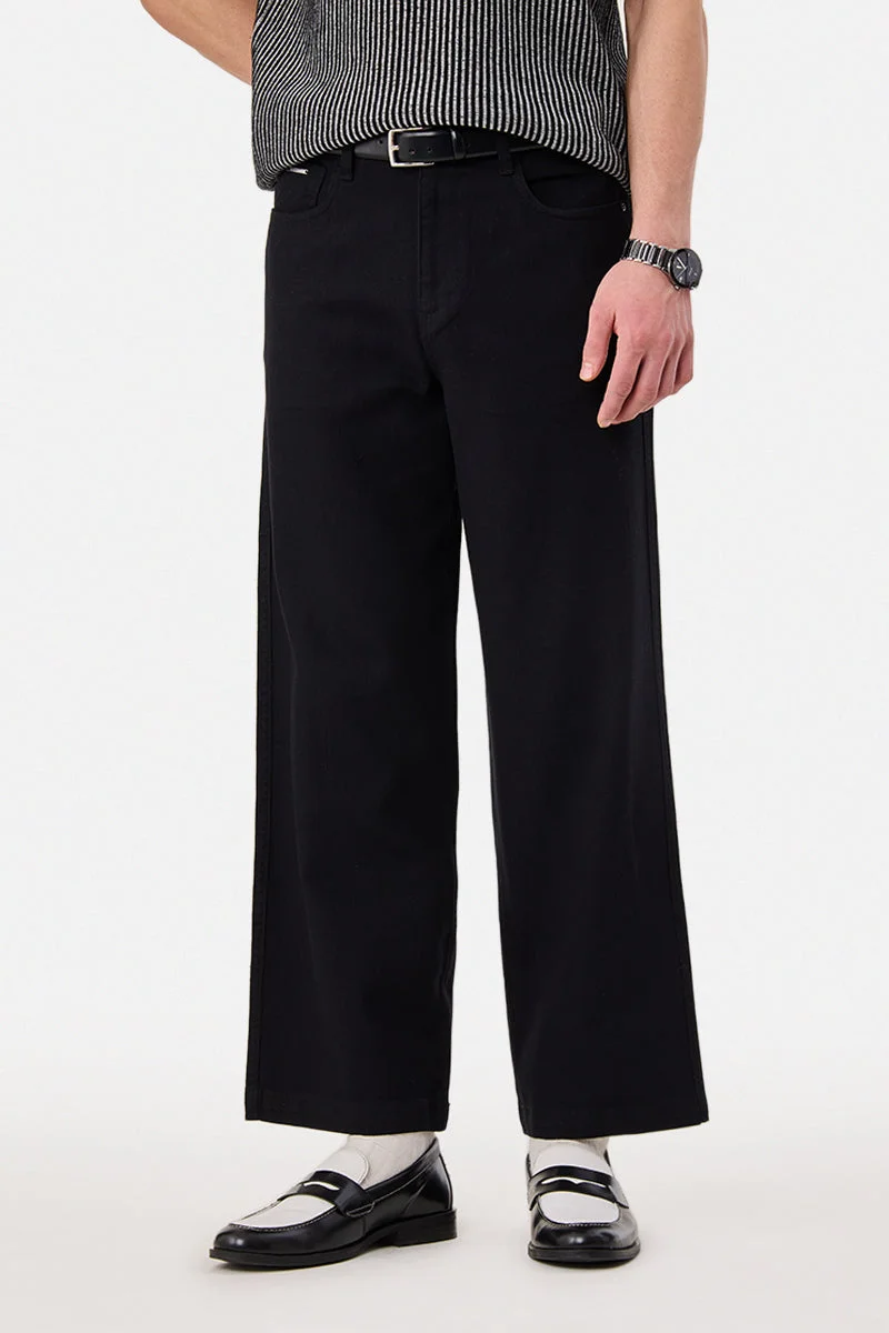 سنيتش 100% Cotton Relaxed Fit Trousers